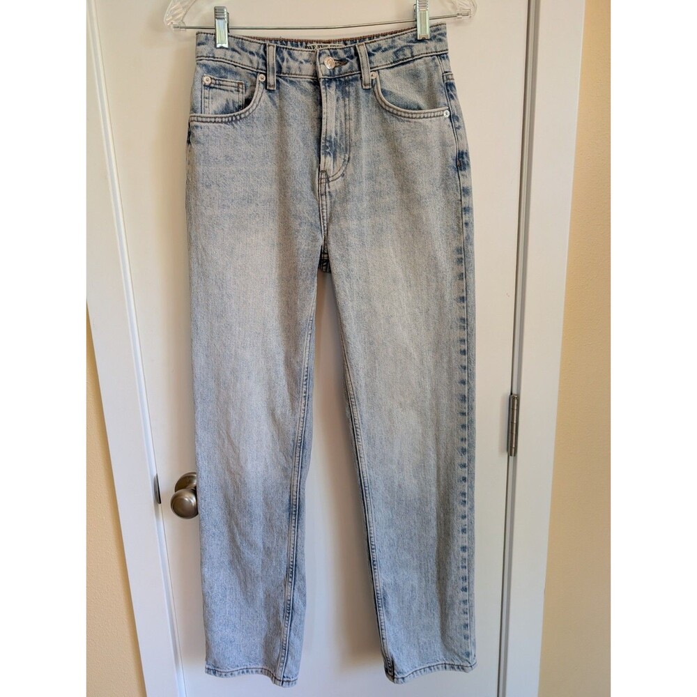 We the Free Jeans The Pacifica High Rise Slim Straight Leg 26 People Blue Preppy